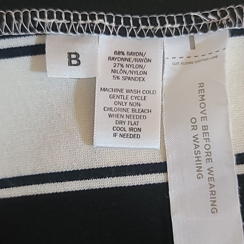 Loft thick stretch stripped dress - Picture 8 of 8